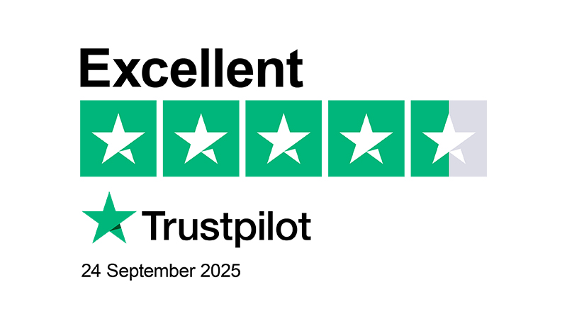 Trustpilot reviews 17,872+ | Rated 4.4 - Excellent | updated on 24 September 2025