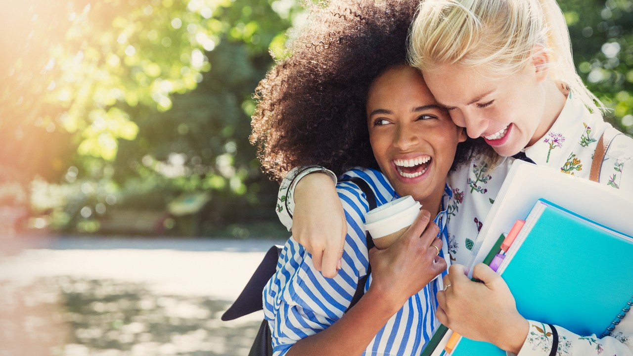 friends laughing