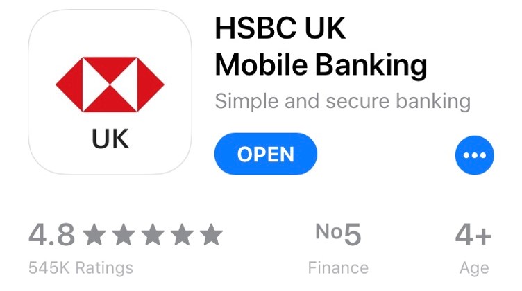 Image of HSBC UK Mobile Banking app review
