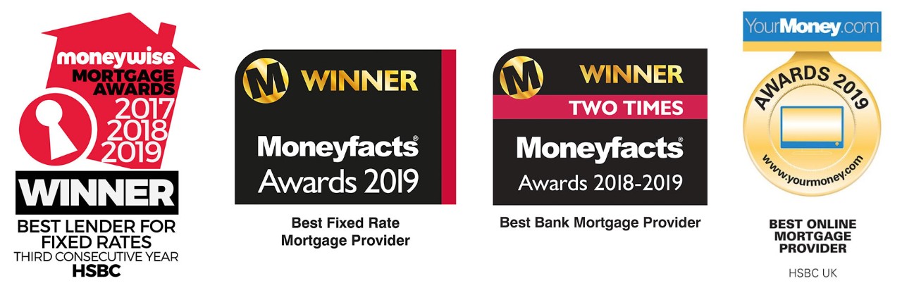 In 2019, HSBC won the Moneywise mortgage award for Best Lender for Fixed rate mortgages for the third time, Moneyfacts award for Best Bank Mortgage provider for the second time, Moneyfacts award for best Fixed Rate Mortgage provider and the YourMoney.com Award for Best Online Mortgage Provider